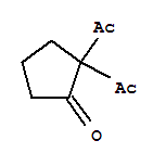 (9Ci)-2,2-二乙酰基-环戊酮结构式_397315-21-8结构式