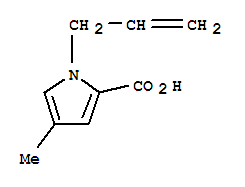 (9Ci)-4-甲基-1-(2-丙烯基)-1H-吡咯-2-羧酸结构式_397329-68-9结构式