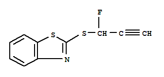(9ci)-2-[(1-氟-2-丙炔)硫代]-苯并噻唑结构式_397330-67-5结构式