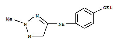 2H-1,2,3-噻唑-4-胺,n-(4-乙氧基苯基)-2-甲基-(9ci)结构式_397884-57-0结构式 2H-1,2,3-噻唑-4-胺,n-(4-乙氧基苯基)-2-甲基-(9ci)结构式_397884-57-0结构式