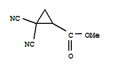 (9ci)-2,2-二氰基-环丙烷羧酸甲酯结构式_39822-30-5结构式