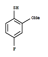Benzenethiol ,4-fluoro-2-methoxy-(9ci)Structure,398456-80-9Structure Benzenethiol ,4-fluoro-2-methoxy-(9ci) Structure,398456-80-9Structure