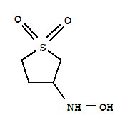 N-羟基四氢-3-噻吩胺1,1-二氧化物结构式_399044-17-8结构式