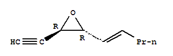 (2R,3R)-2-乙炔基-3-[(1E)-1-戊烯-1-基]环氧乙烷结构式_399513-07-6结构式