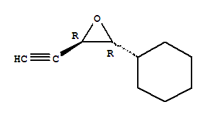 (2R,3R)-2-环己基-3-乙炔基-环氧乙烷结构式_399513-10-1结构式