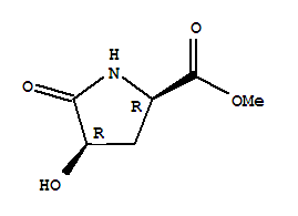 (4r)-(9ci)-4-羟基-5-氧代-D-脯氨酸甲酯结构式_400626-58-6结构式