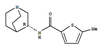 (9ci)-n-(3r)-1-氮杂双环[2.2.2]-3-辛基-5-甲基-2-噻吩羧酰胺结构式_400713-46-4结构式