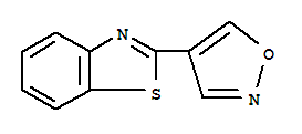 (9ci)-2-(4-异噁唑基)-苯并噻唑结构式_40142-84-5结构式