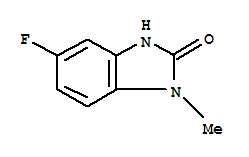 (9ci)-5-氟-1,3-二氢-1-甲基-2H-苯并咪唑-2-酮结构式_401567-11-1结构式