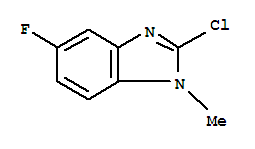 (9ci)-2-氯-5-氟-1-甲基-1H-苯并咪唑结构式_401567-12-2结构式