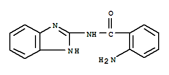(9ci)-2-氨基-n-1H-苯并咪唑-2-基-苯甲酰胺结构式_401588-96-3结构式