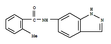 (9ci)-n-1H-吲唑-6-基-2-甲基-苯甲酰胺结构式_401591-07-9结构式
