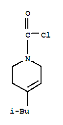 (9ci)-3,6-二氢-4-(2-甲基丙基)-1(2H)-吡啶羰酰氯结构式_40240-45-7结构式
