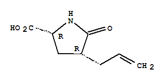 (4r)-(9ci)-5-氧代-4-(2-丙烯基)-D-脯氨酸结构式_402579-26-4结构式