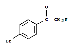 (9ci)-1-(4-溴苯基)-2-氟-乙酮结构式_403-30-5结构式