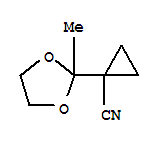 1-(2-甲基-1,3-二氧杂烷-2-基)-环丙烷甲腈结构式_403615-51-0结构式