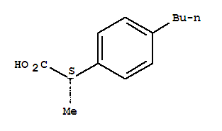 (S)-2-(4-丁基苯基)-丙酸结构式_404354-76-3结构式