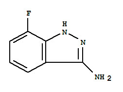 (9ci)-7-氟-1H-吲唑-3-胺结构式_404827-60-7结构式
