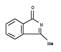 (9ci)-3-甲基-1H-异吲哚-1-酮结构式_404859-21-8结构式
