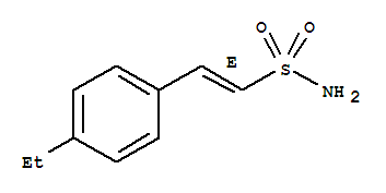 (1e)-(9ci)-2-(4-乙基苯基)-乙烯磺酰胺结构式_405262-53-5结构式