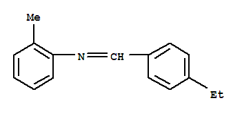 (9ci)-n-[(4-乙基苯基)亚甲基]-2-甲基-苯胺结构式_405288-16-6结构式