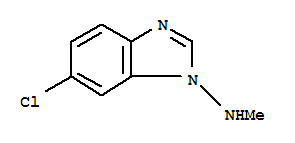 (9ci)-6-氯-n-甲基-1H-苯并咪唑-1-胺结构式_40533-93-5结构式