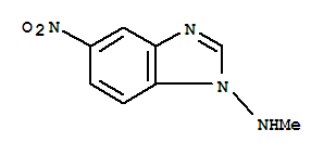 (9ci)-n-甲基-5-硝基-1H-苯并咪唑-1-胺结构式_40533-94-6结构式