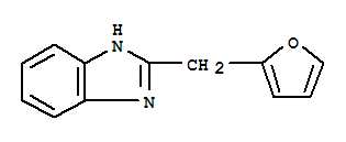 (9ci)-2-(2-呋喃甲基)-1H-苯并咪唑结构式_40608-92-2结构式