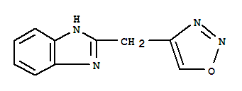 (9ci)-2-(1,2,3-噁二唑-4-甲基)-1H-苯并咪唑结构式_40609-34-5结构式