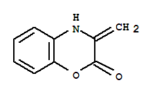 (9ci)-3,4-二氢-3-亚甲基-2H-1,4-苯并噁嗪-2-酮结构式_406927-69-3结构式