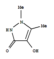 (9ci)-1,2-二氢-4-羟基-1,5-二甲基-3H-吡唑-3-酮结构式_408340-18-1结构式