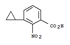 (9ci)-3-环丙基-2-硝基-苯甲酸结构式_408359-61-5结构式