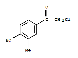(9ci)-2-氯-1-(4-羟基-3-甲基苯基)-乙酮结构式_40943-24-6结构式