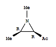 顺式-(9ci)-1-(1,3-二甲基-2-氮丙啶)-乙酮结构式_41110-06-9结构式