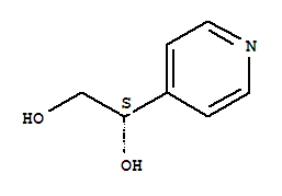 (1s)-(9ci)-1-(4-吡啶)-1,2-乙烷二醇结构式_411233-72-2结构式