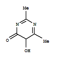 (9ci)-5-羟基-2,6-二甲基-4(5H)-嘧啶酮结构式_412003-99-7结构式