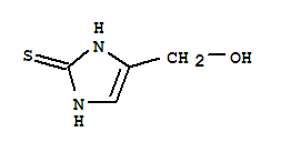 (9ci)-1,3-二氢-4-(羟基甲基)-2H-咪唑-2-硫酮结构式_412013-02-6结构式