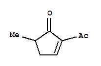 (9ci)-2-乙酰基-5-甲基-2-环戊烯-1-酮结构式_412016-68-3结构式