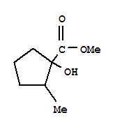 (9ci)-1-羟基-2-甲基-环戊烷羧酸甲酯结构式_412016-82-1结构式
