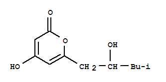 (9ci)-4-羟基-6-(2-羟基-4-甲基戊基)-2H-吡喃-2-酮结构式_412277-32-8结构式