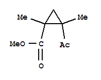 (9ci)-2-乙酰基-1,2-二甲基-环丙烷羧酸甲酯结构式_412281-37-9结构式