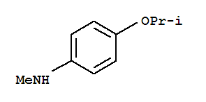 (9ci)-n-甲基-4-(1-甲基乙氧基)-苯胺结构式_412292-91-2结构式