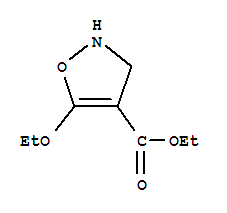 (9ci)-5-乙氧基-2,3-二氢-4-异噁唑羧酸乙酯结构式_412304-62-2结构式