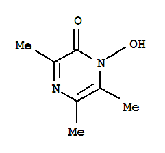 1-羟基-3,5,6-三甲基-2(1H)-吡嗪酮结构式_412341-27-6结构式