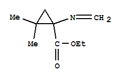 (9ci)-2,2-二甲基-1-(亚甲基氨基)-环丙烷羧酸乙酯结构式_412346-43-1结构式