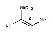 (2z)-(9ci)-2-(二乙基氨基)-2-丁烯腈结构式_412907-39-2结构式