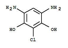 4,6-二氨基-2-氯-1,3-苯二醇结构式_412914-87-5结构式