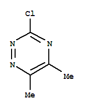 (9ci)-3-氯-5,6-二甲基-1,2,4-三嗪结构式_412923-53-6结构式