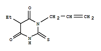 (9ci)-5-乙基二氢-1-(2-丙烯基)-2-硫氧代-4,6(1H,5h)-嘧啶二酮结构式_415702-86-2结构式