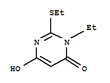 (9ci)-3-乙基-2-(乙基硫代)-6-羟基-4(3H)-嘧啶酮结构式_415714-24-8结构式